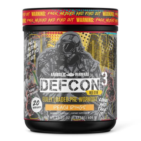 Anabolic Warfare Defcon 3 Pre Peach Rings