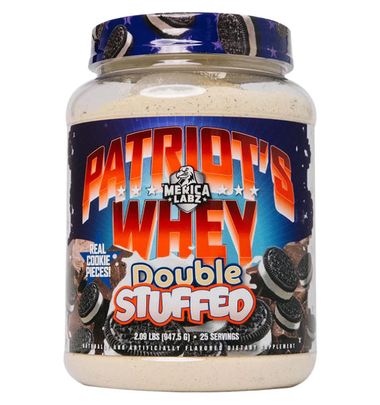 Merica Labz Patriot Whey Double Stuffed 2lb (cookies & cream)