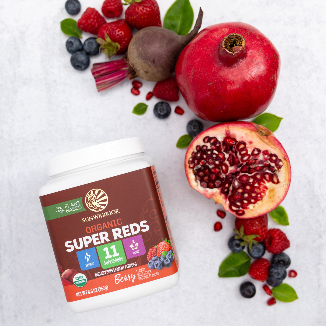 Super Reds Drink Powder Mix - Organic, Vegan, Gluten-Free