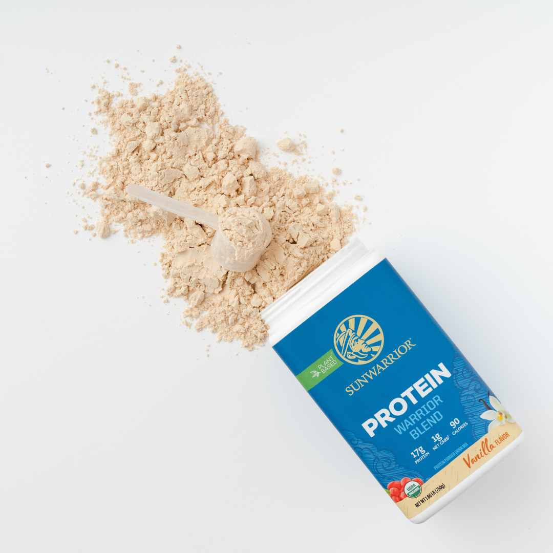 Sunwarrior Warrior Blend Vanilla Protein - Vegan Pea Protein Powder: 375g