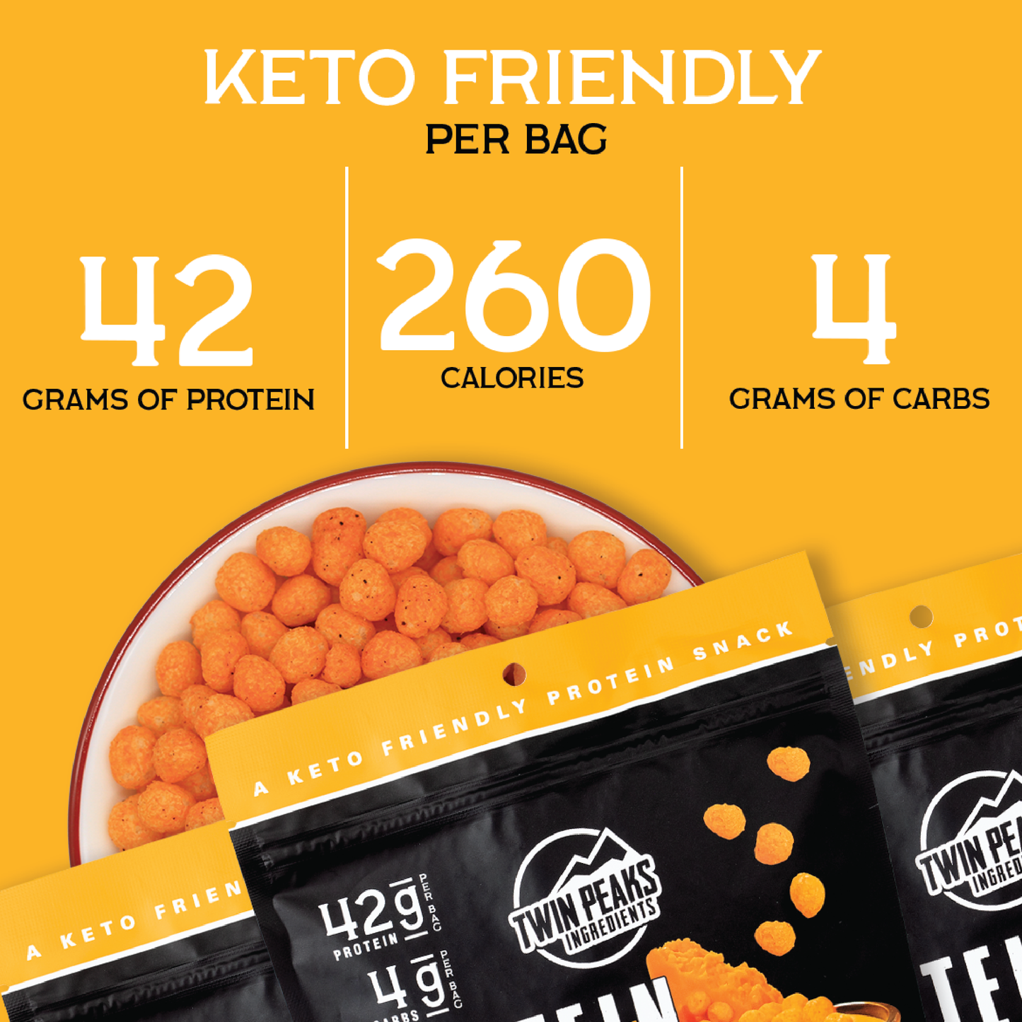 Protein Puffs - Nacho Cheese  2.1 oz (60g)