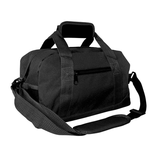 Small Duffle Bag/Gym Travel Bag: Black