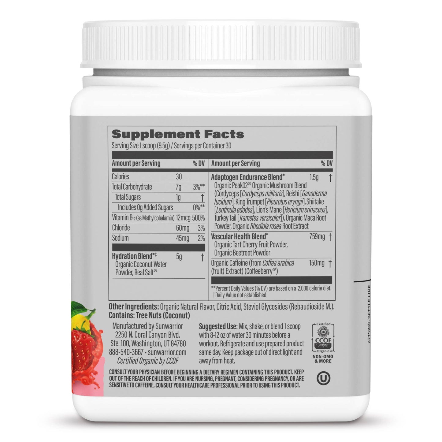 Strawberry Lemonade Active Energy Pre-Workout Powder