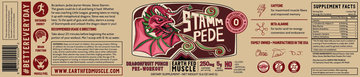 Stammpede DragonFruit Punch Preworkout