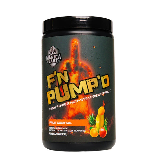 Merica Labz Pre Workout Non Stim F’N Pumped Fruit Cocktail