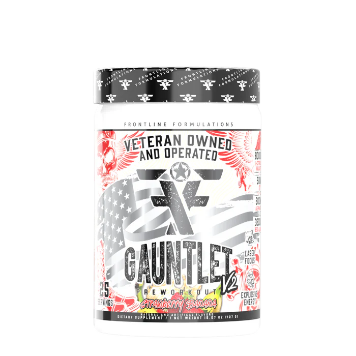 Frontline Formulations Guantlet V2 Pre Workout Strawberry Banana