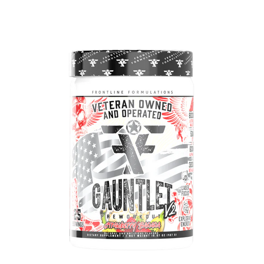 Frontline Formulations Guantlet V2 Pre Workout Strawberry Banana