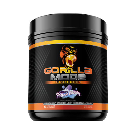 Gorilla Mode Pre Workout Grape Cotton Candy