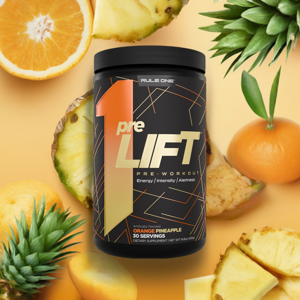 Rule 1 Pre Lift Pre Workout Orange Pineapple