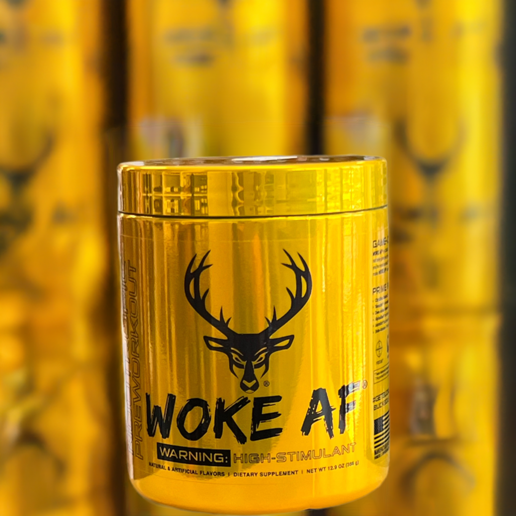 Woke AF Pre-Workout GOLD Mango Lemonade