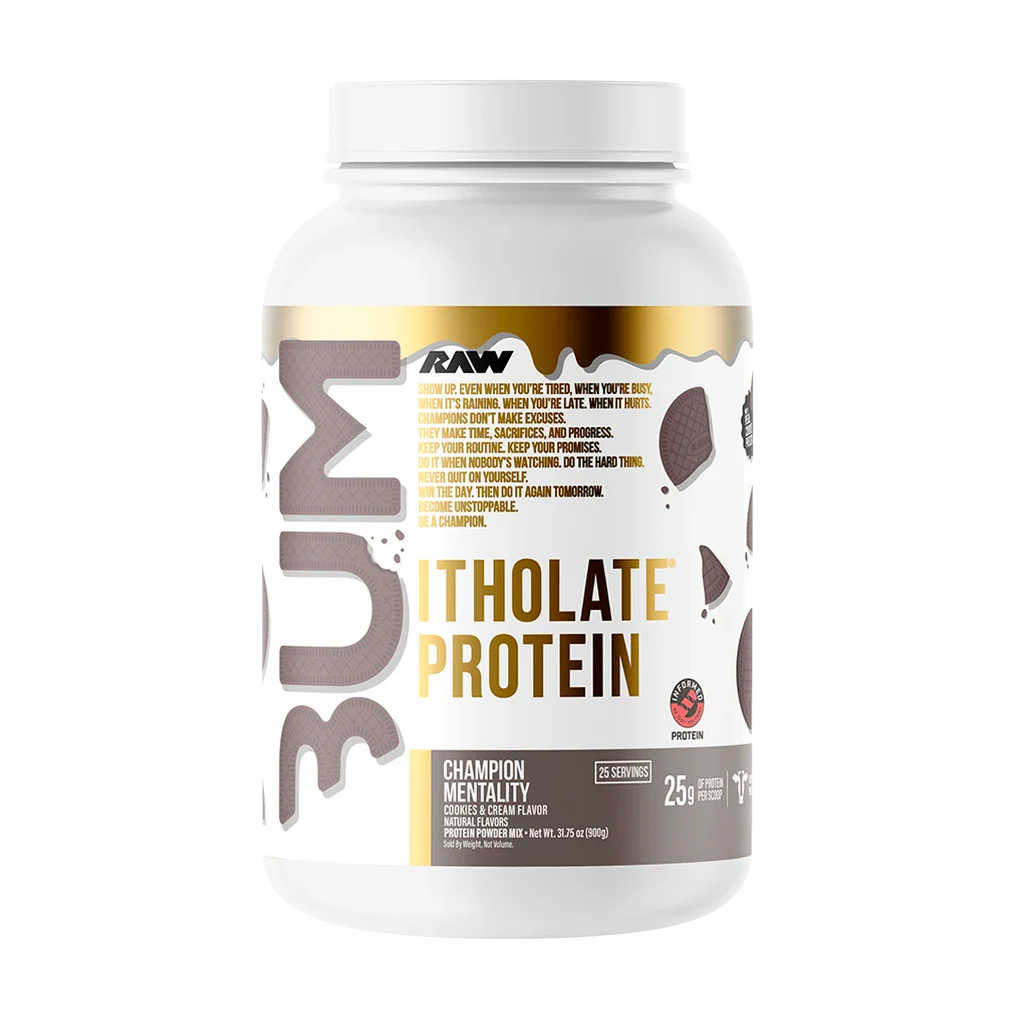 Bum Itholate Protein Champion Mentality 25svg