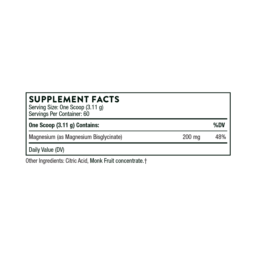 Thorne Magnesium Bisgylcinate 6.5oz