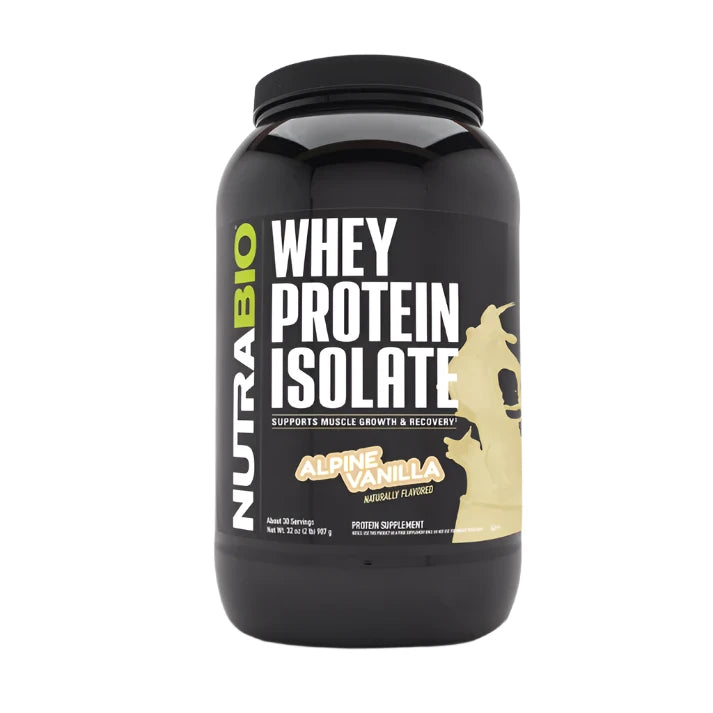 Nutrabio Whey Protein Isolate Alpine Vanilla 2lb