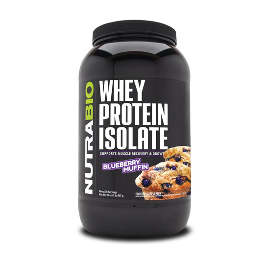 Nutrabio Whey Protein Isolate Blueberry Muffin 2lb