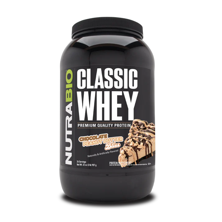 Nutrabio Classic Whey Protein Chocolate Peanut Butter Bliss 2lb