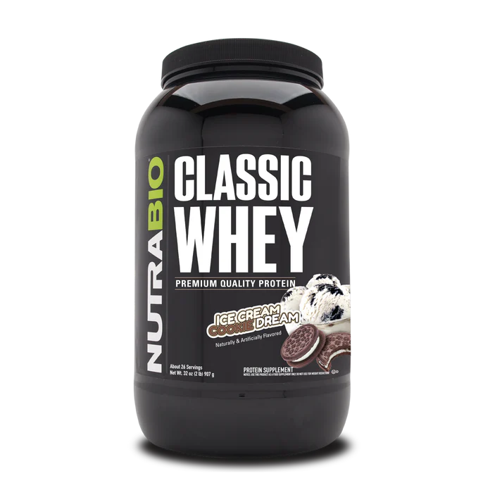 Nutrabio Classic Whey Protein Ice Cream Cookie Dream 2lb