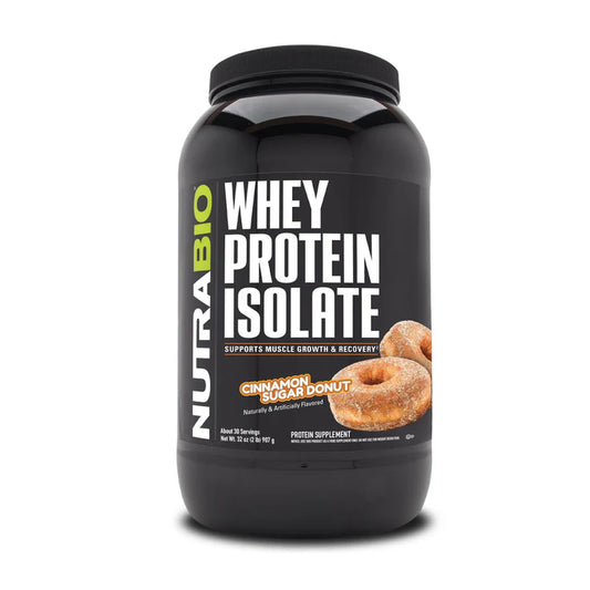 Nutrabio Whey Protein Isolate Cinnamon Sugar Donut 2lb