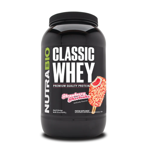 Nutrabio Classic Whey Protein Strawberry Shortcake 2lb