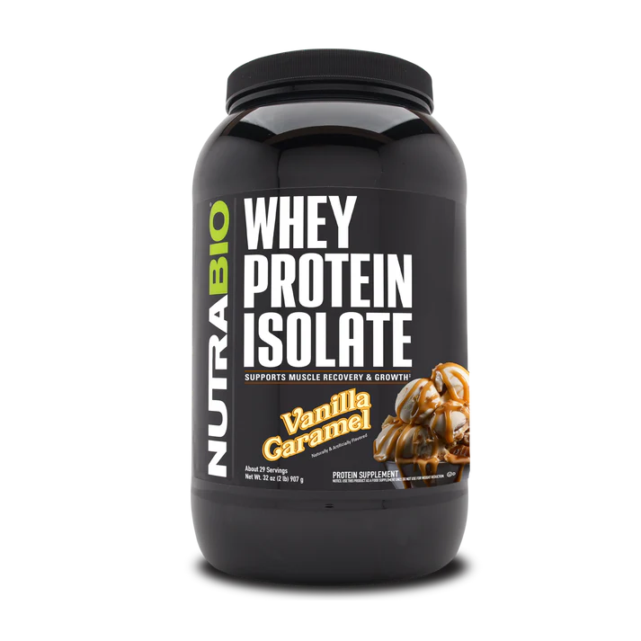 Nutrabio Whey Protein Isolate Vanilla Caramel 2lb