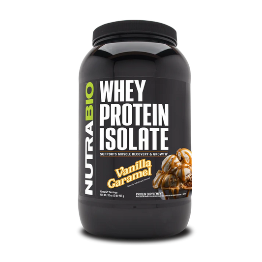 Nutrabio Whey Protein Isolate Vanilla Caramel 2lb