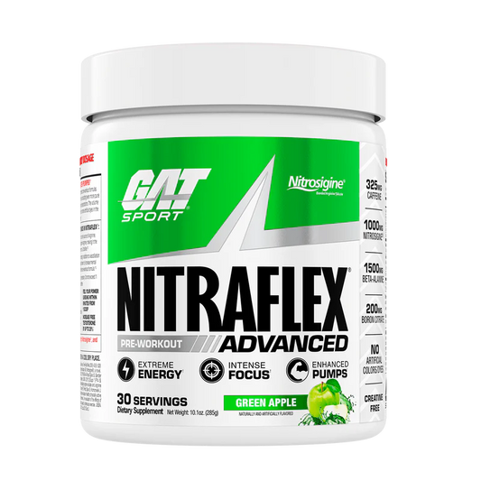 GAT SPORT Nitraflex Advanced Pre Workout Green Apple