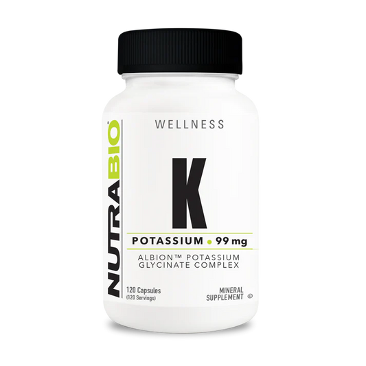 Nutrabio K Potassium 99mg 120ct