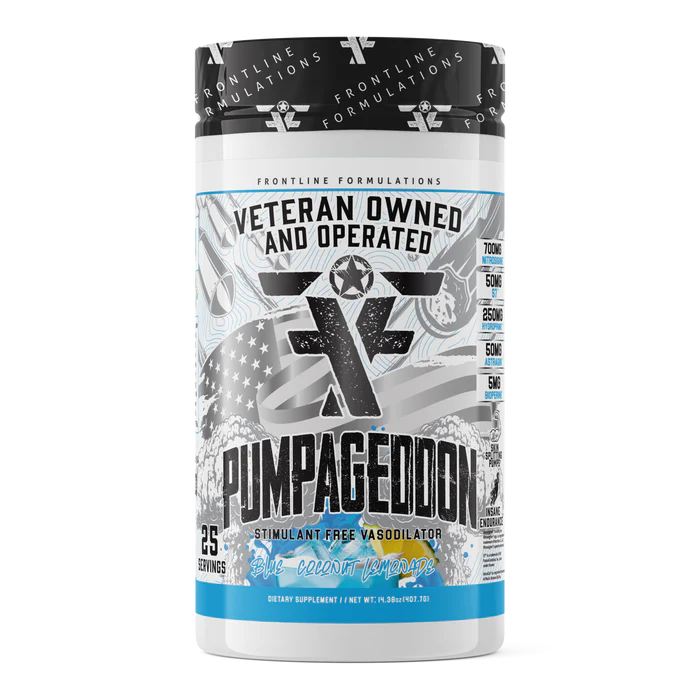 Frontline Formulations Pumpageddon Blue Coconut lemonade