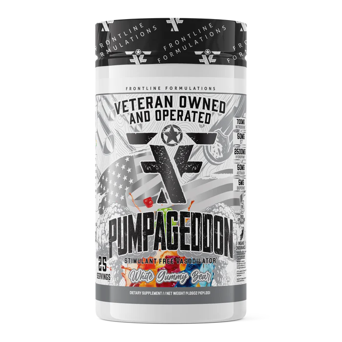 Frontline Formulations Pumpageddon White Gummy Bear
