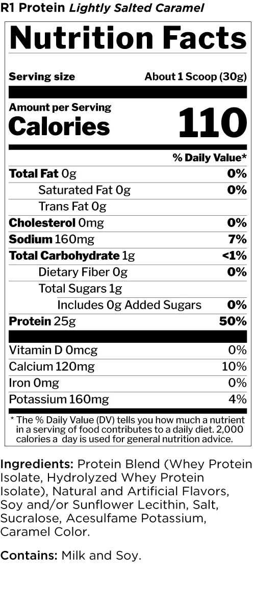 Rule 1 R1 Protein 2lb Lightly Salted Caramel