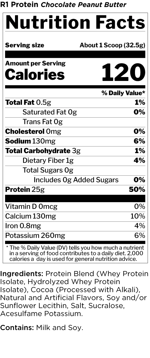 Rule 1 R1 Protein 2lb Chocolate Vinilla creme