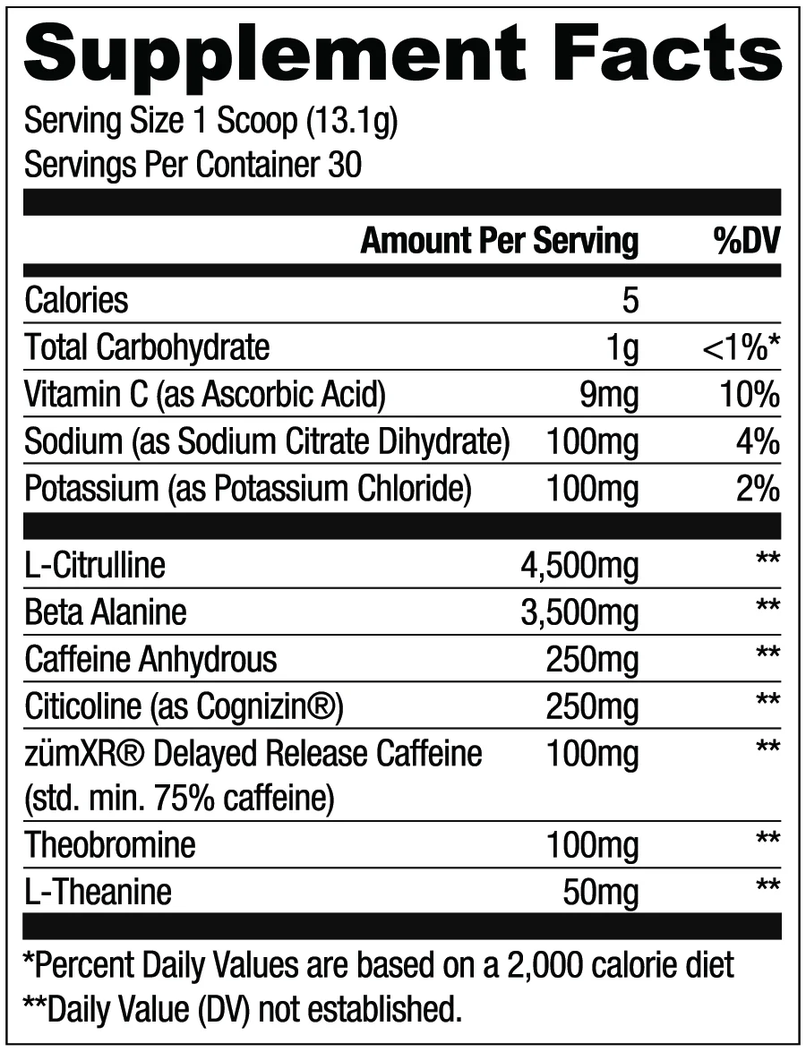 Ryse Loaded Pre Workout Freedom Rocks