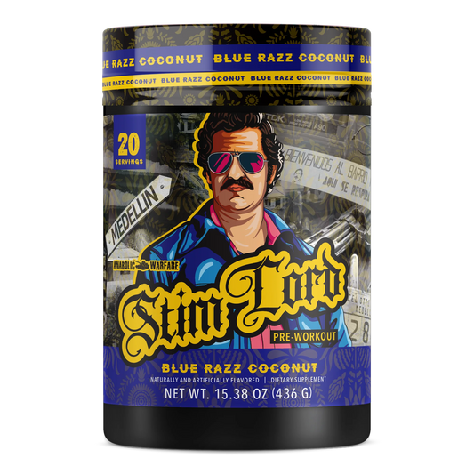 Anabolic Warfare Stim Lord Pre Blue Razz Coconut