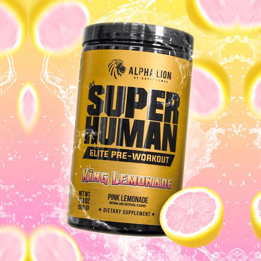 Alpha Lion SuperHuman Preworkout King lemonade