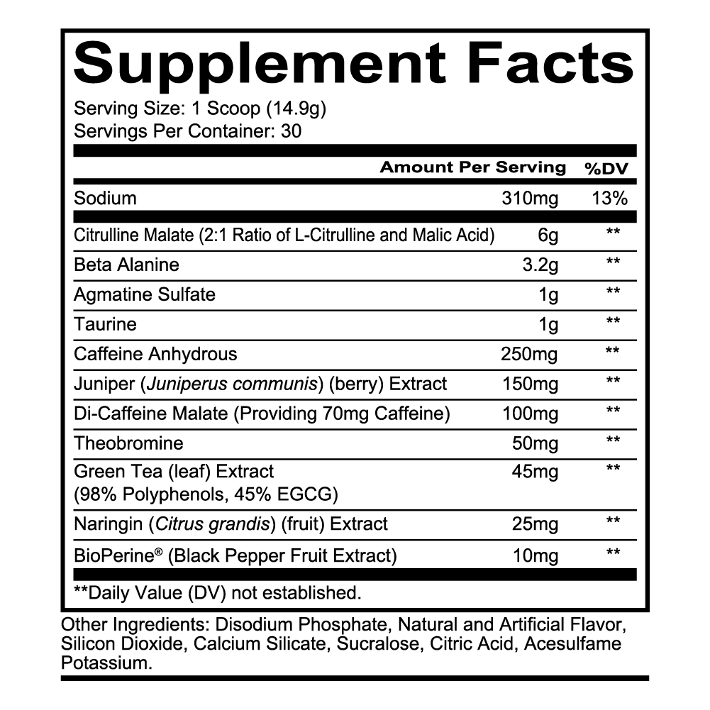 Redcon 1 Total War Pre Workout Cali Splash