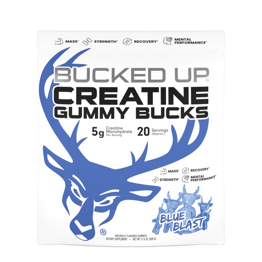 Bucked Up Creatine Gummy Blue Blast