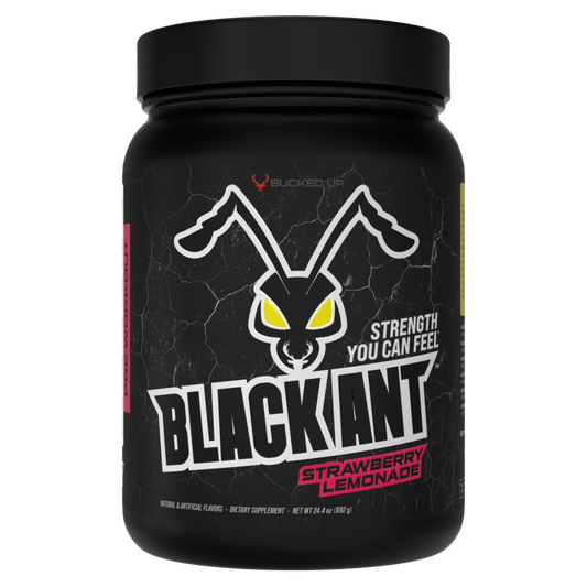 Bucked up Black Ant Pre Workout Strawberry Lemonade