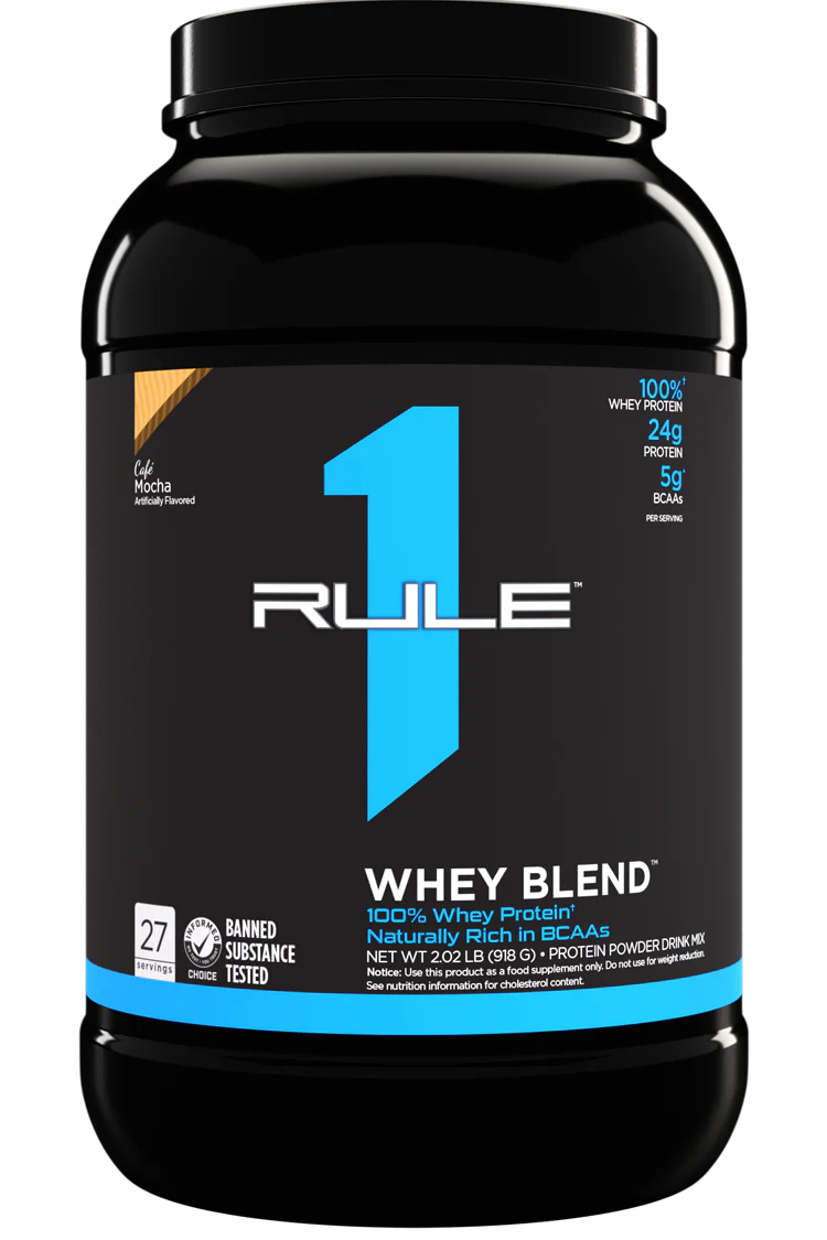 Rule 1 Whey Blend Protein 2lb Cafe Mocha