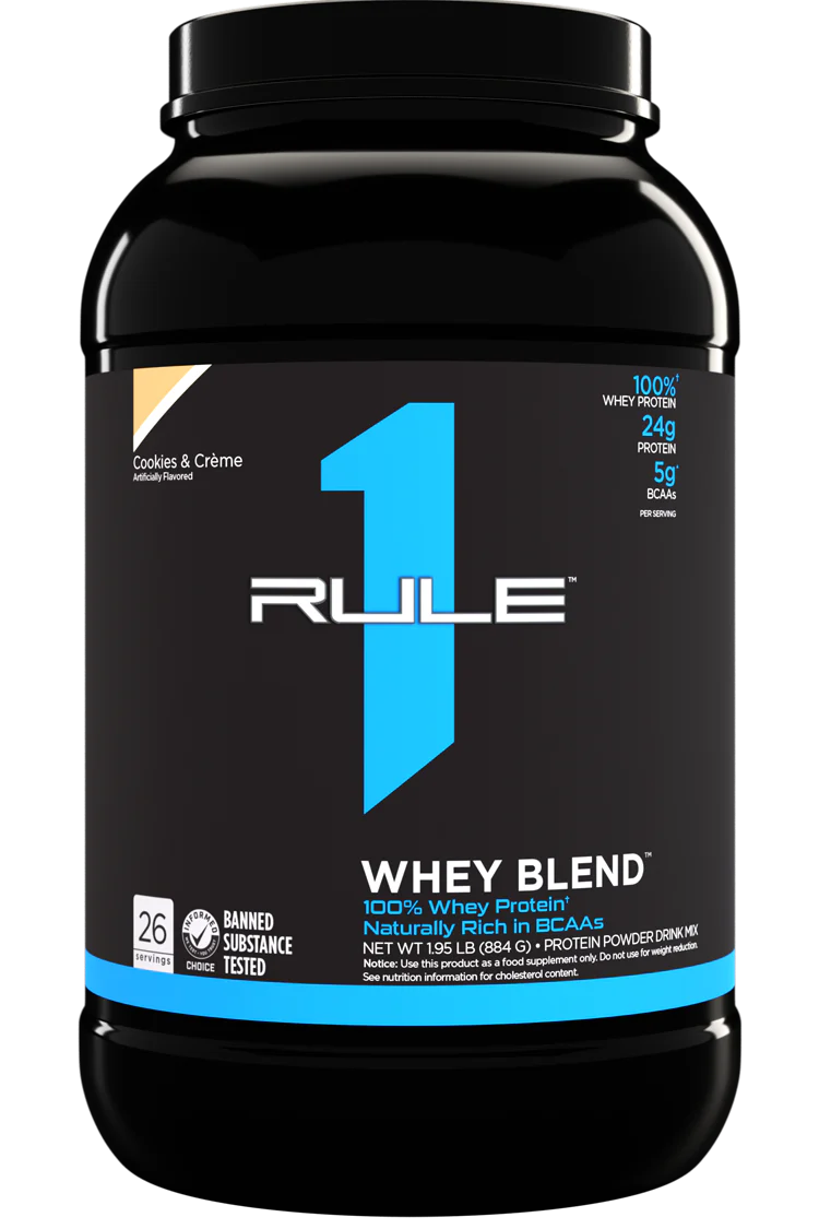 Rule 1 Whey Blend Protein 2lb Cookies & Creme