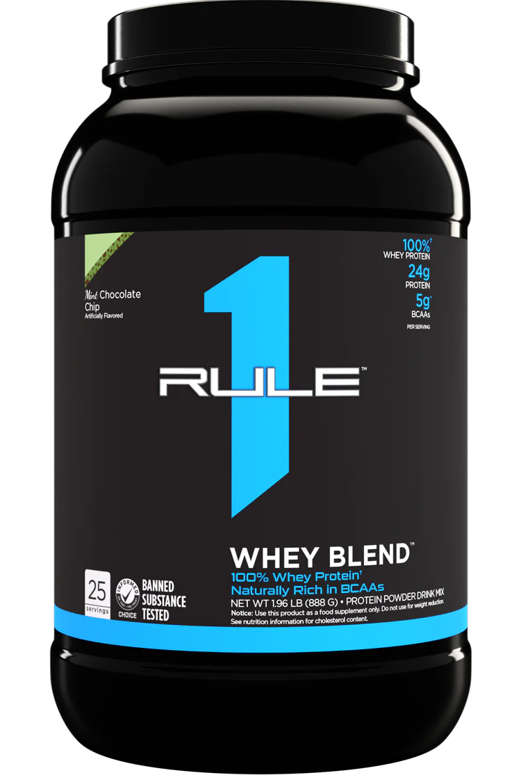 Rule 1 Whey Blend Protein 2lb Mint Chocolate Chip