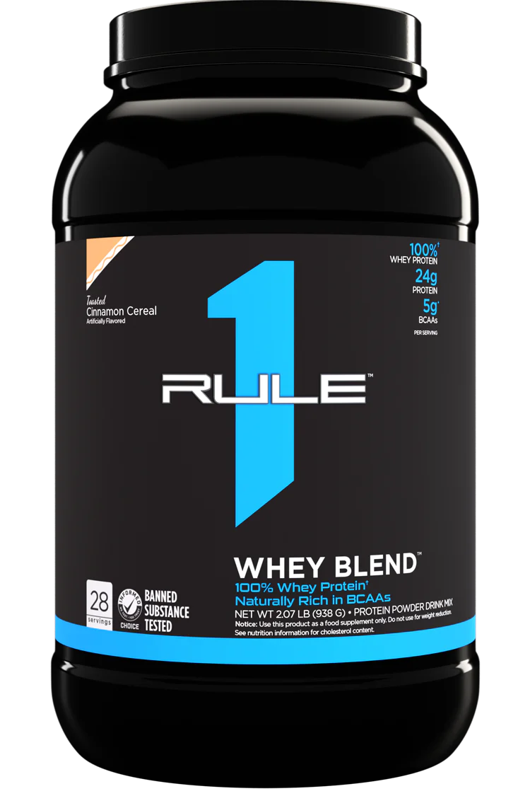 Rule 1 Whey Blend Protein 2lb Toasted Cinnamon Cereal