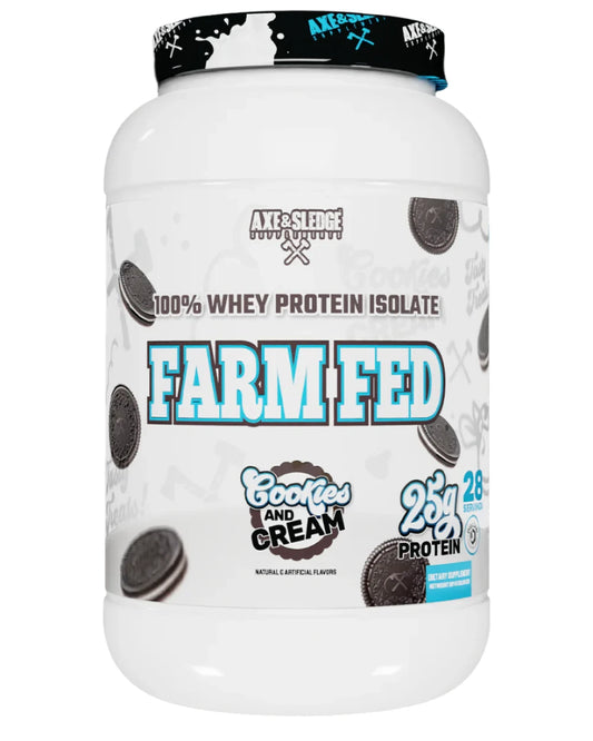 Axe & Sledge Farm Fed Protein Cookies & Cream