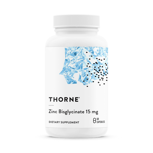 Thorne Zinc Bisglycinate 15mg 60ct